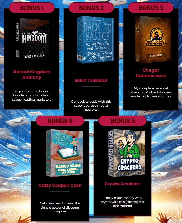 Mail My Members Bonuses